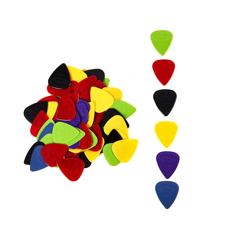 Alice Non-Slip Nylon Guitar Picks – 10-Piece Grip-Enhanced Pick Set for Smooth, Controlled Playing