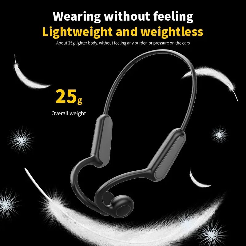 Xiaomi Mijia Open-Ear Bone Conduction Headphones with Secure Ear Hook Fit (Bluetooth 5.3)
