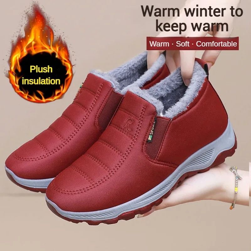 Mens Warm Casual Winter Shoes with Chunky Sole
