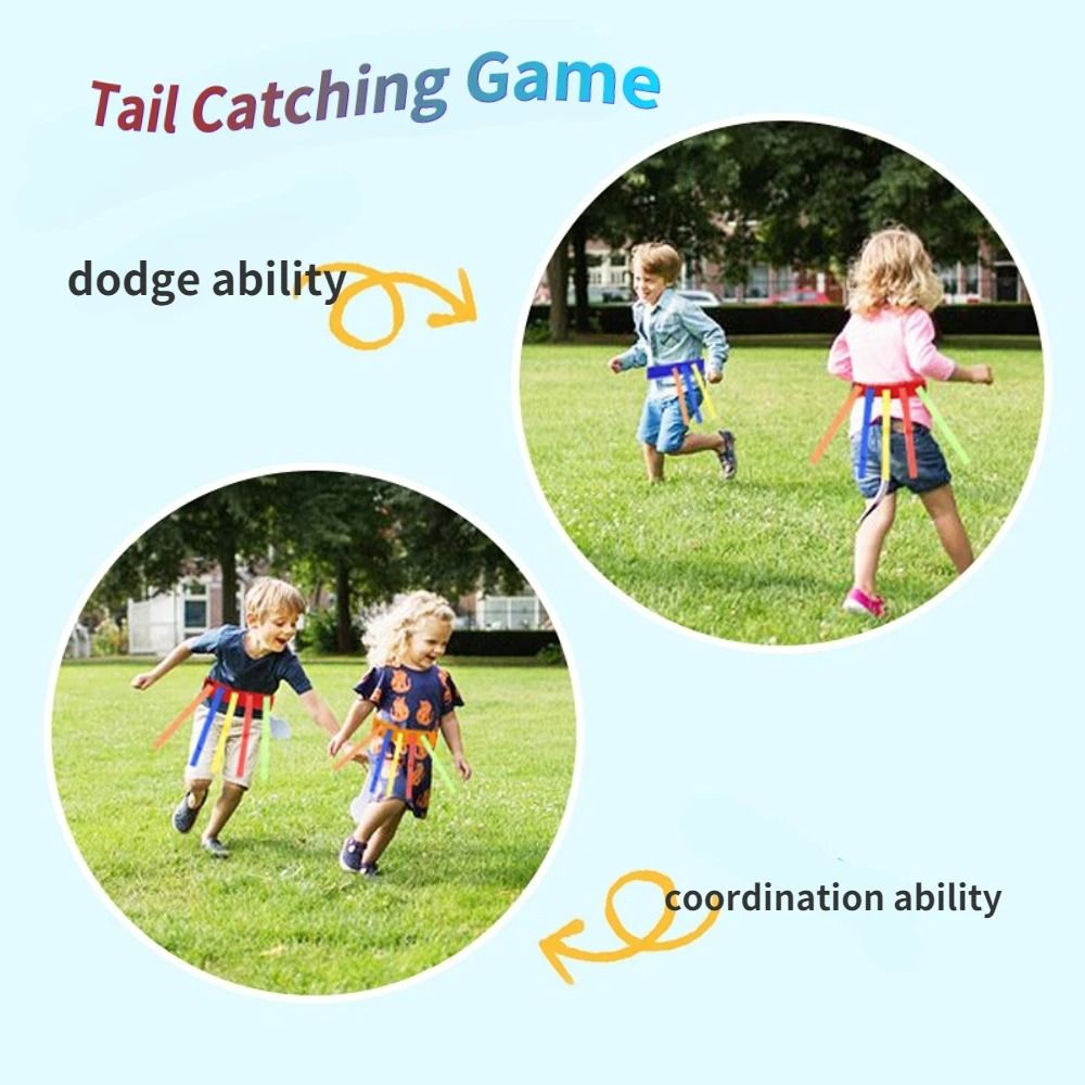 Professional Children's Outdoor Tail-Catching Game Belt