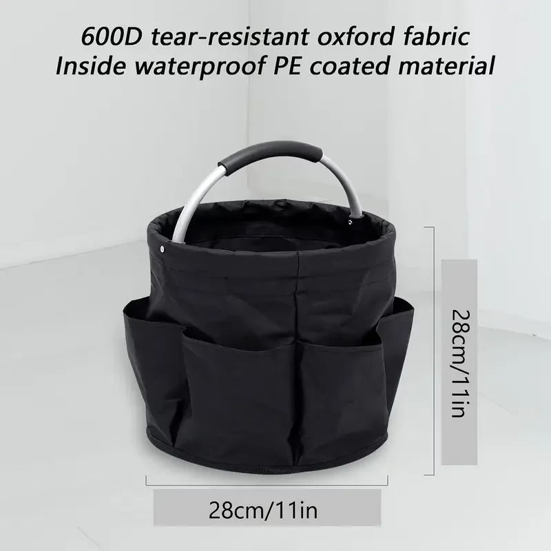 17L Large Folding Storage Organizer Bag and Outdoor Cleaning Caddy