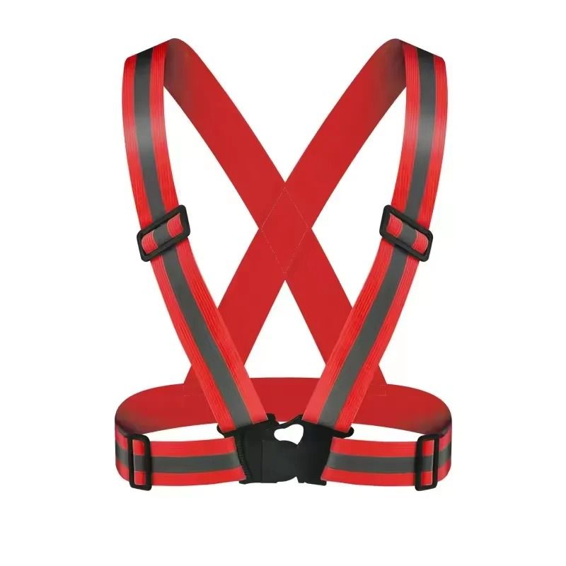 Adjustable Reflective Safety Vest Lightweight Night Visibility Running and Cycling Gear