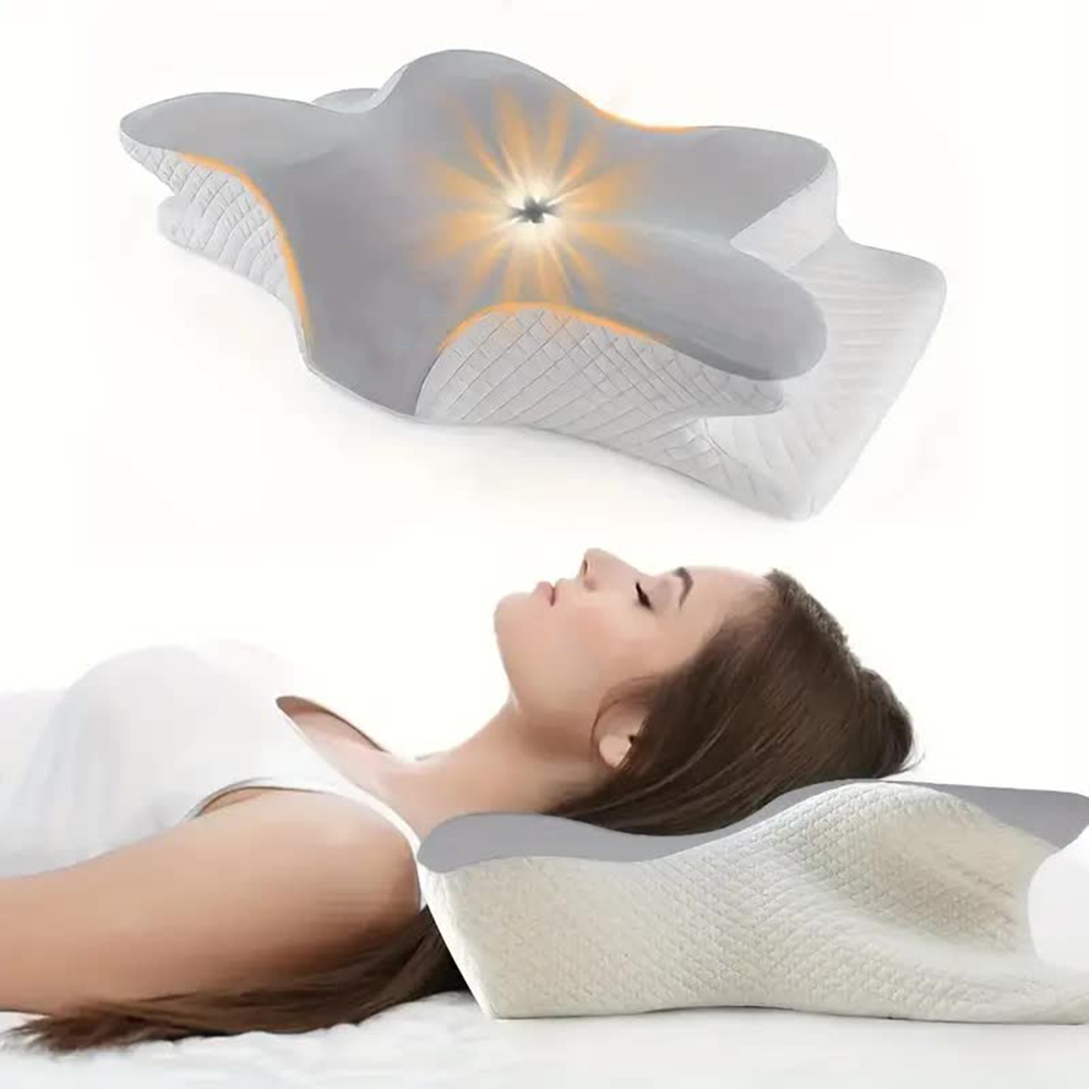 Butterfly Cervical Pillow Memory Foam Orthopedic Neck Support Pillow