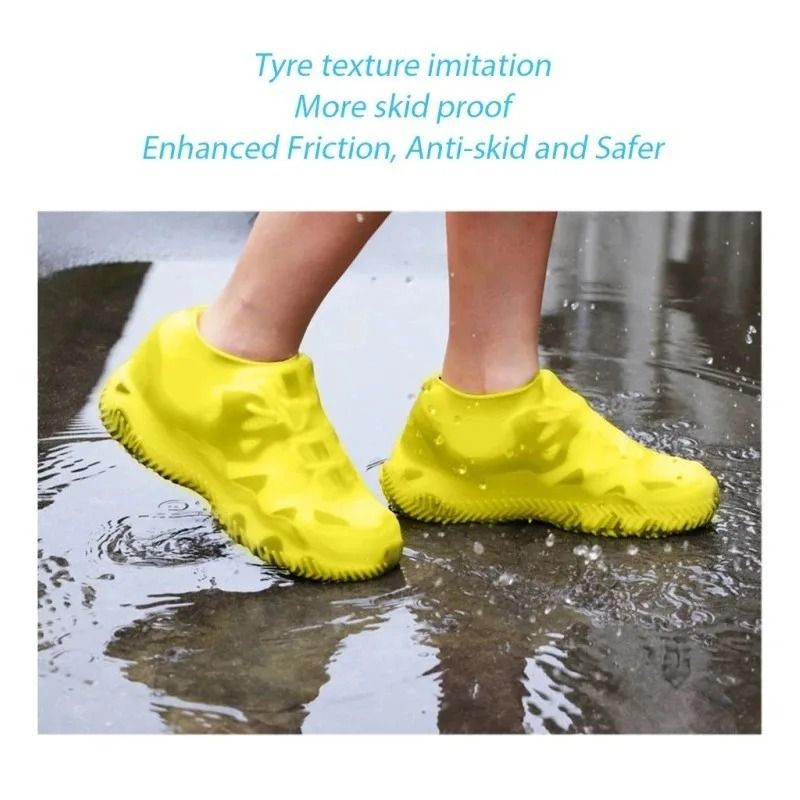 Waterproof Silicone Non-Slip Rain Shoe Covers