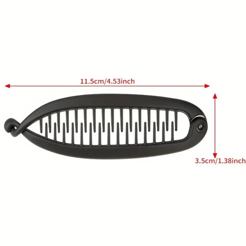 Modern Style Fish Tail Hair Pin, Plastic Material for Daily Styling and Gifts