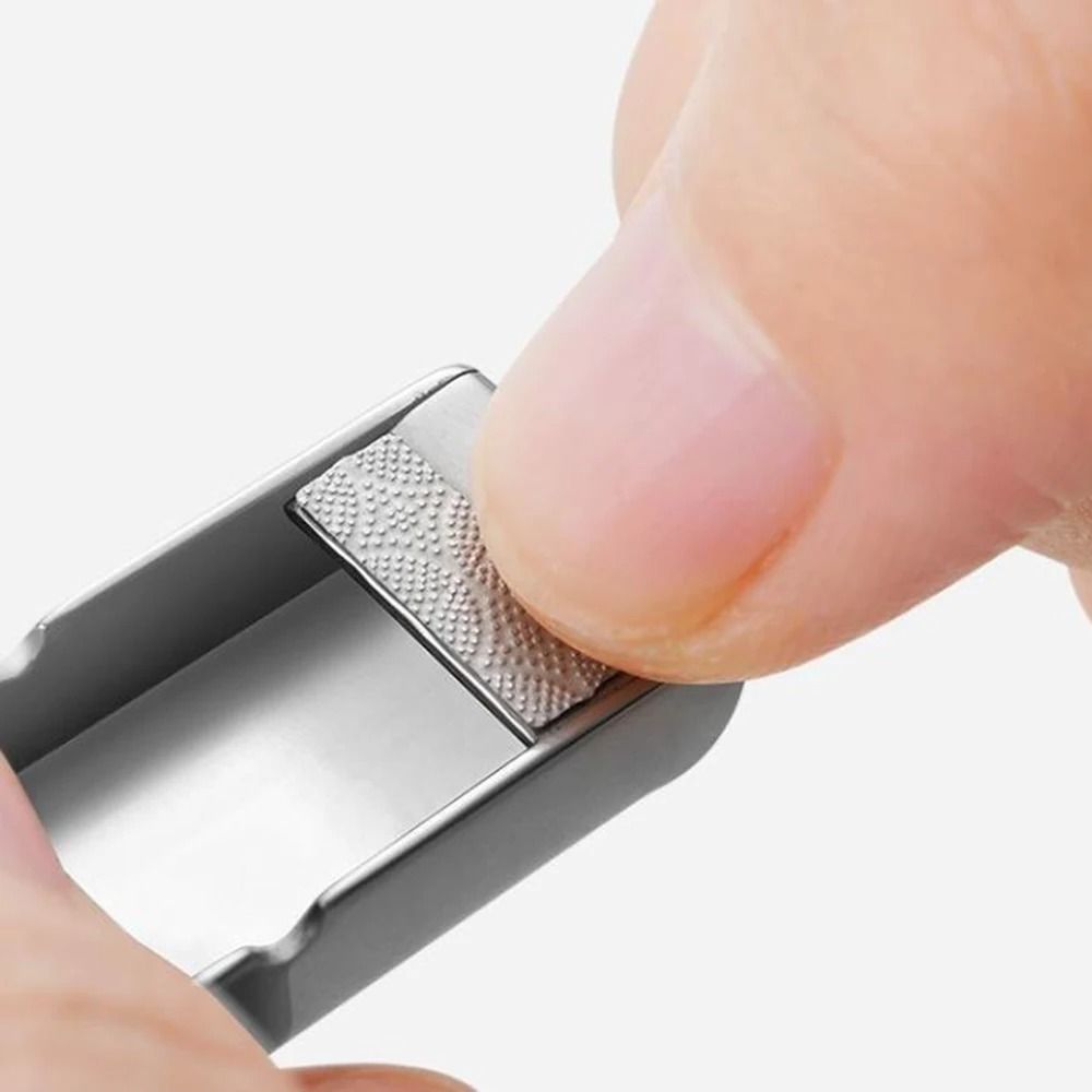 Stainless Steel Folding Pocket Nail Clipper Keychain