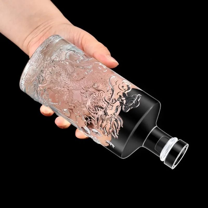 500ml Glass Water Bottle with Cover