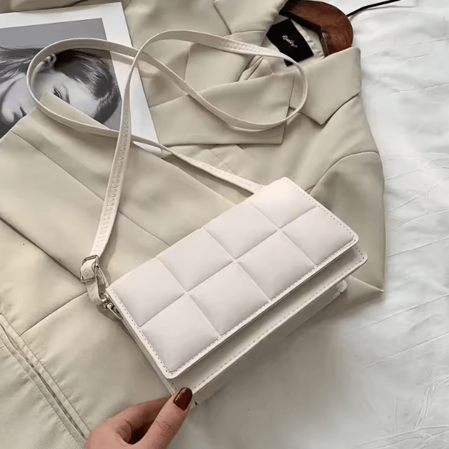 Luxury PU Leather Women Shoulder Bag Small Designer Crossbody with Classic Handle