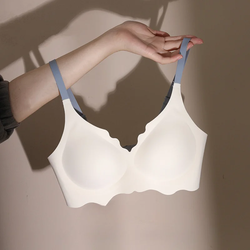 Trace Top Womens Underwear, No Steel Ring Bra, Comfortable Upper Support, Adjustable Sling Beauty Back Bra for Women