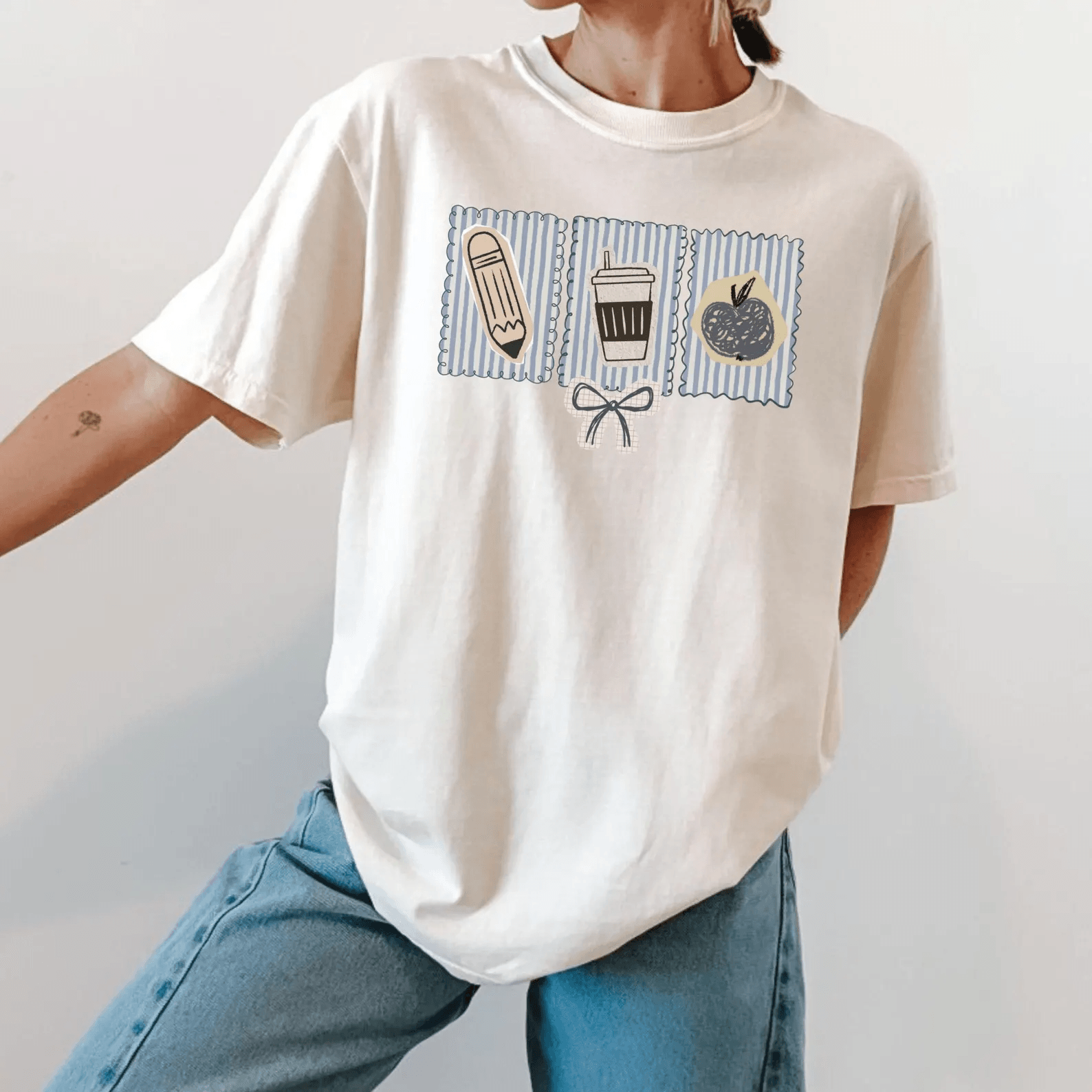 Comfort Colors Teacher Shirt Elementary Aesthetic Teaching Tee Cute Gift