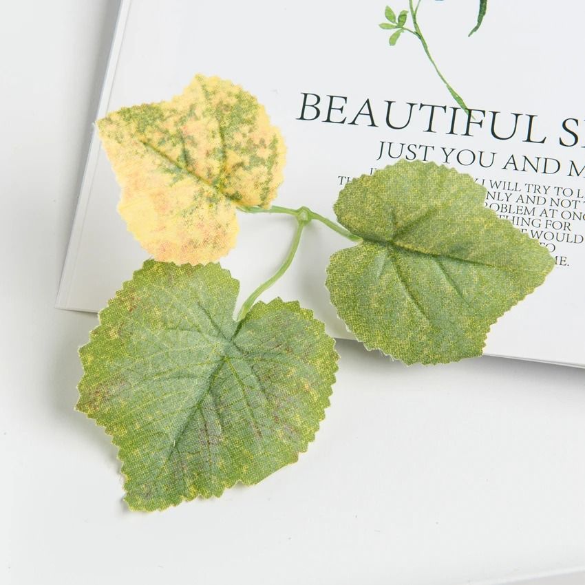 Artificial Grape Leaf Collection – High-Definition Botanical Texture Sculpture