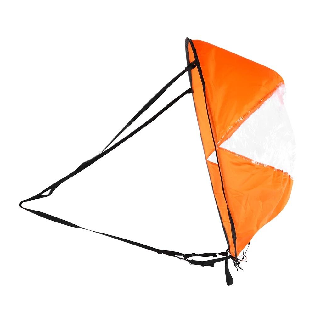 Portable Kayak Wind Sail with Foldable Waterproof Nylon Cloth