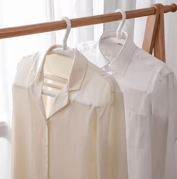 Scalable Space Saving Clothes Hanger with Clips – Adjustable Multi-Layer Closet Organizer