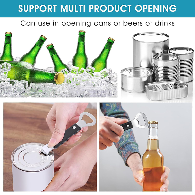 Compact Stainless Steel Can Punch Bottle Opener for Beer & Cans – Ideal for Camping & Outdoor Use