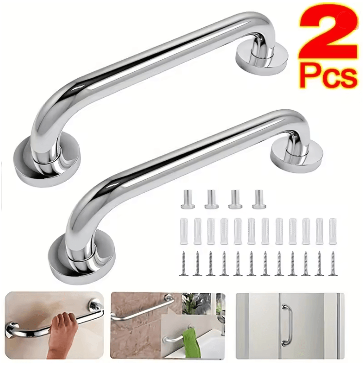 304 Stainless Steel Bathroom Safety Handrails for Elderly and Disabled Support