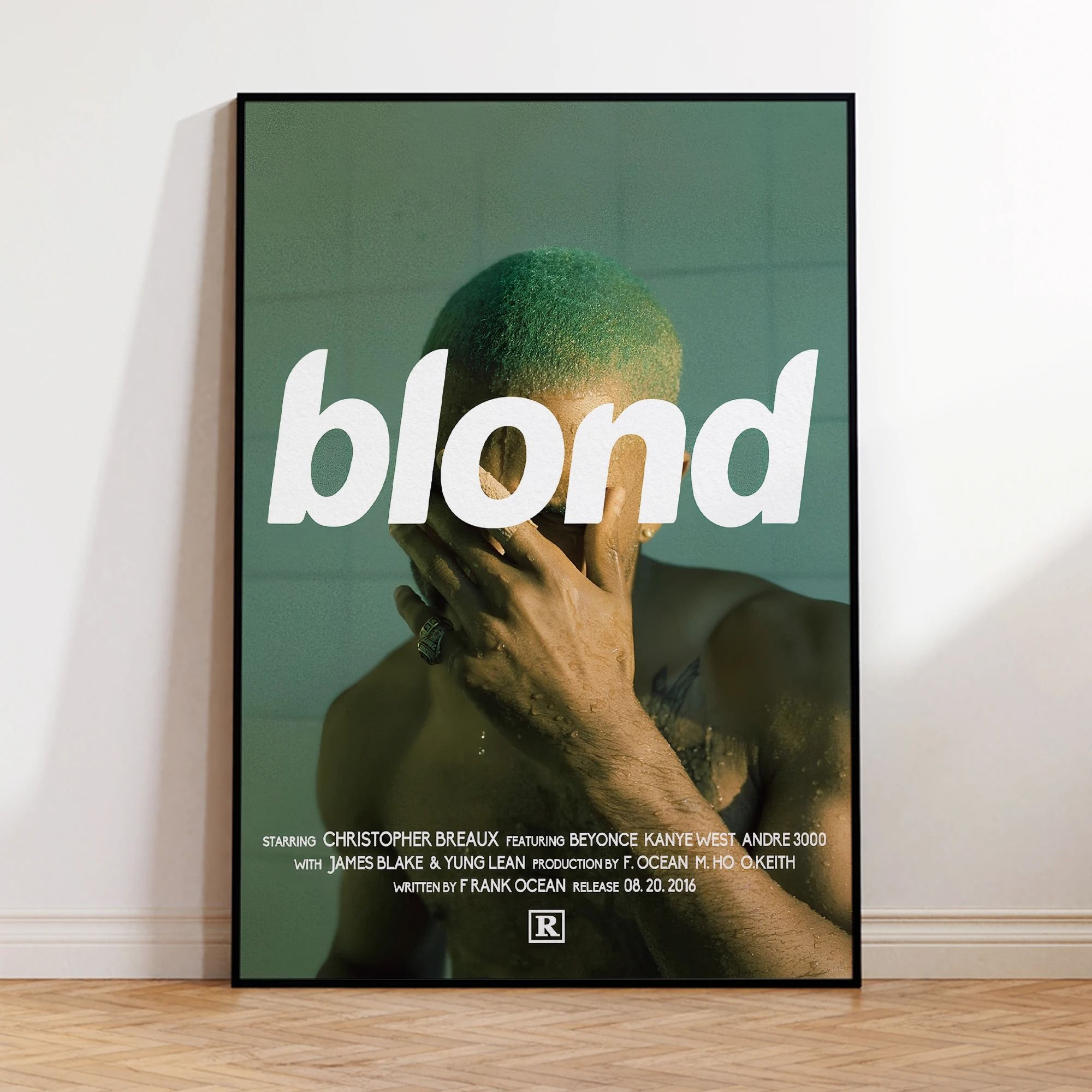 Modern Blond Frank Ocean Hypebeast Rap Fashion Album Wall Art Canvas
