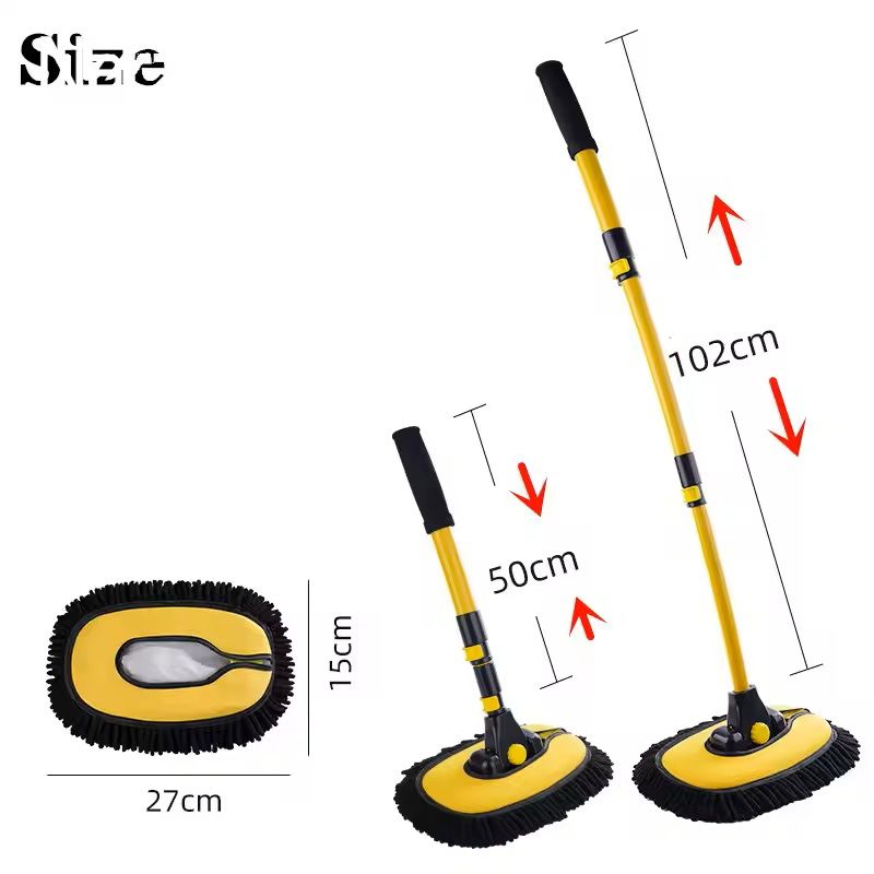 New Car Wash Mop Cleaning Brush With Telescoping Handle