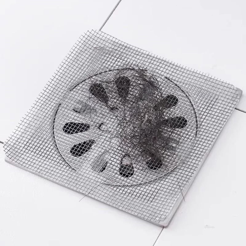 Disposable Mesh Hair Catcher Drain Stickers