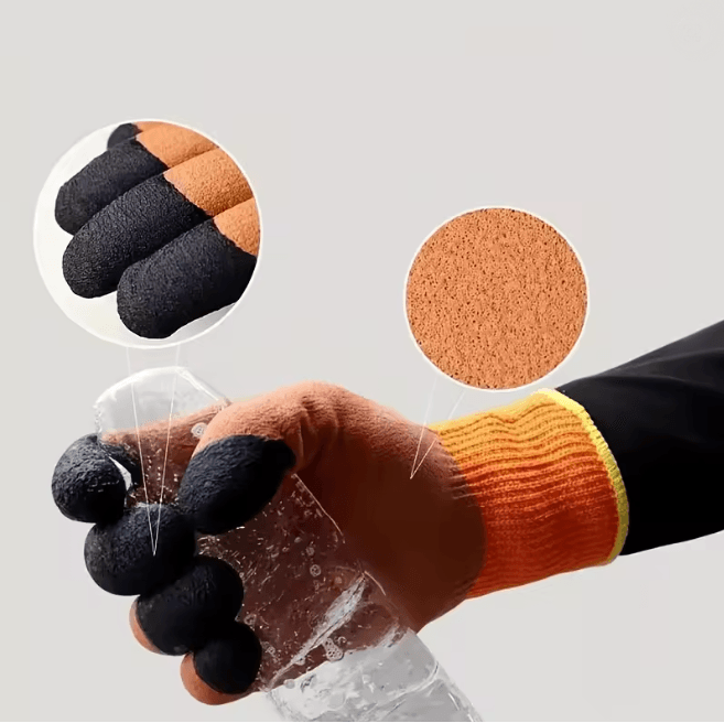 FrostGuard Waterproof Winter Work Gloves 10 Pair Set Cold Weather Protection