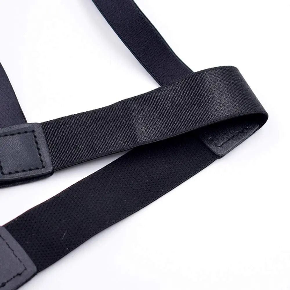 Mens Adjustable Shirt Stays – Elastic Non-Slip Garters to Keep Shirts Neat and Tucked All Day