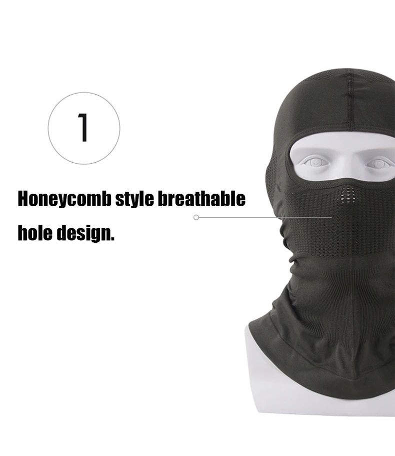 High Elastic Breathable Balaclava Face Mask