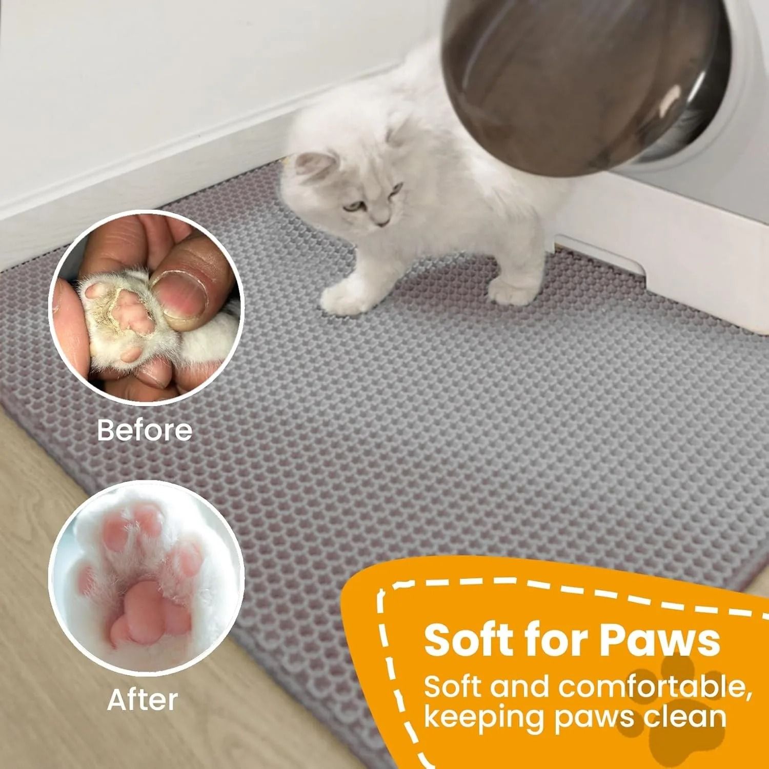Waterproof Non Slip Cat Litter Mat