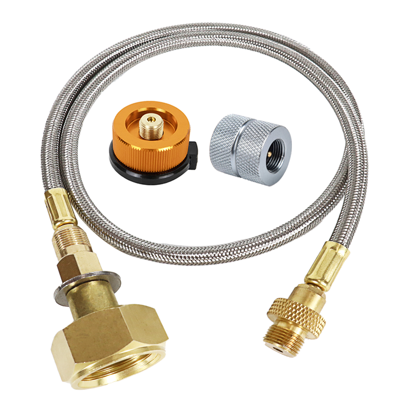 Camping Gas Stove Propane Refill Adapter Cylinder Connector for Outdoor Burners