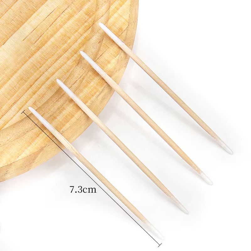 100/300pcs Double-Head Cotton Swabs – Makeup, Medical & Personal Care Tool