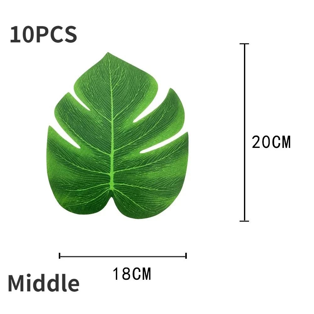 Hawaii Artificial Palm Leaf Set – High-Definition Tropical Botanical Accents