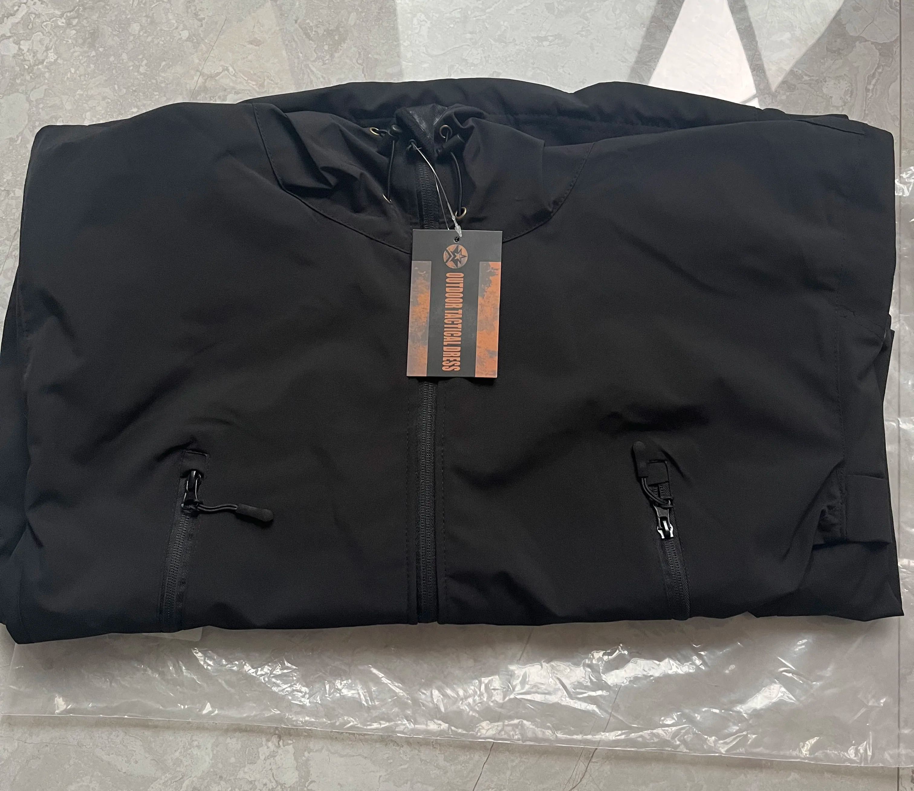 TRAF Shark Skin Tactical Jacket Windproof Waterproof Hooded Coat