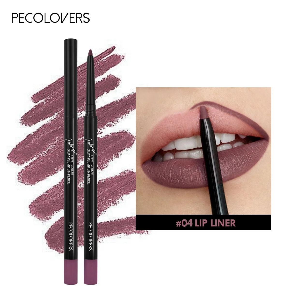 Waterproof Matte Red Contour Lipliner Pencil