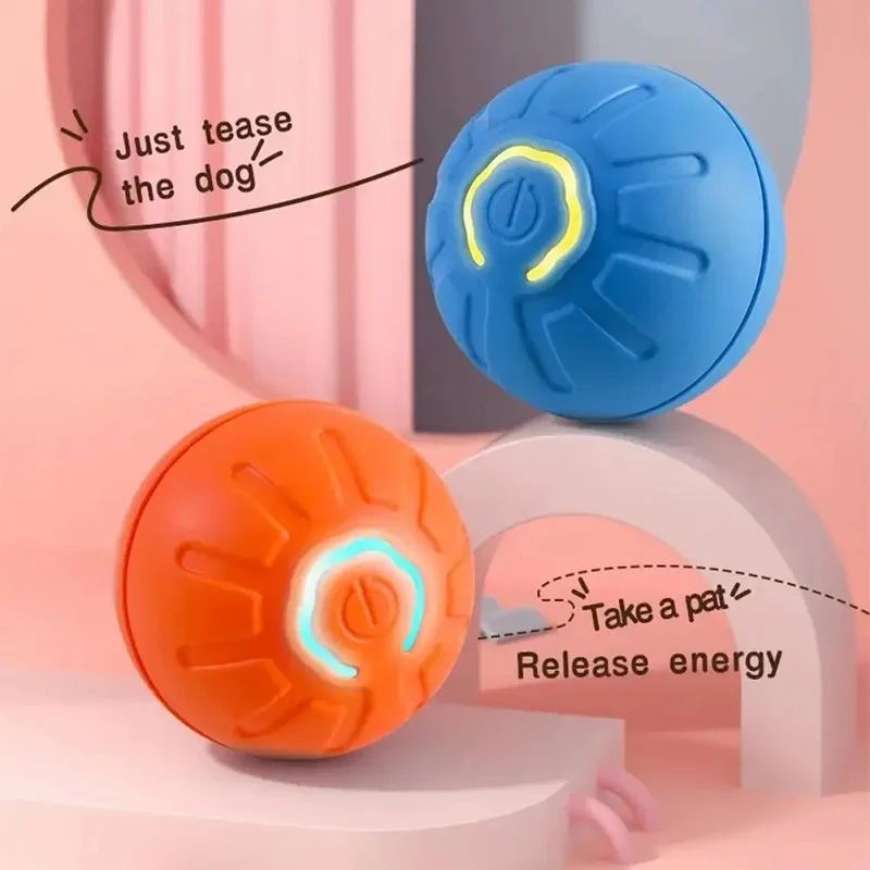Automatic Moving Dog Ball Interactive USB Rechargeable Toy