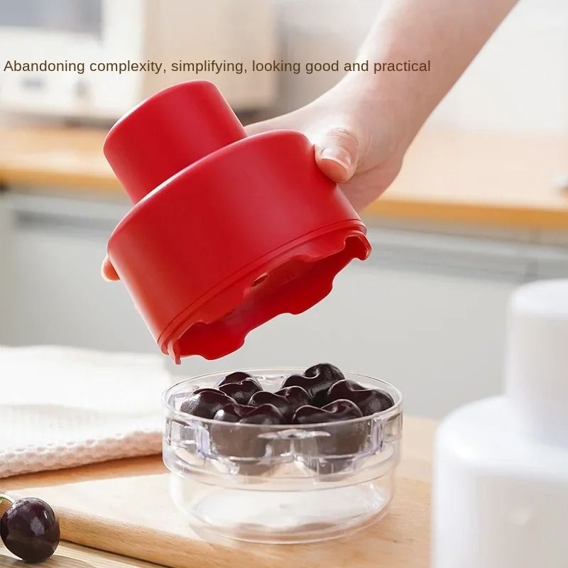 High-Efficiency Seven-Hole Cherry Pitter – Rapid Fruit Stone & Seed Remover