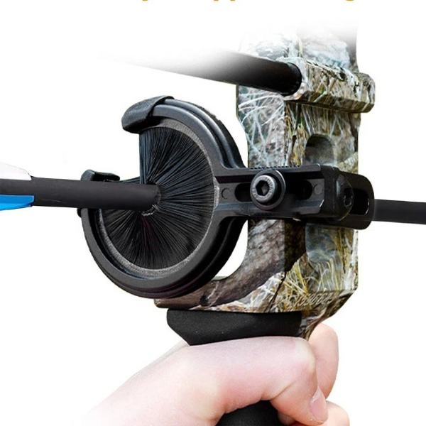 Adjustable Archery Arrow Rest for Right & Left Handed Compound Bows – Durable Bristle Design for Precision Hunting