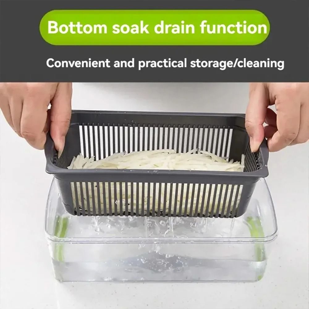 16 in 1 Multifunctional Vegetable Chopper Slicer Dicer Kitchen Food Cutter Set
