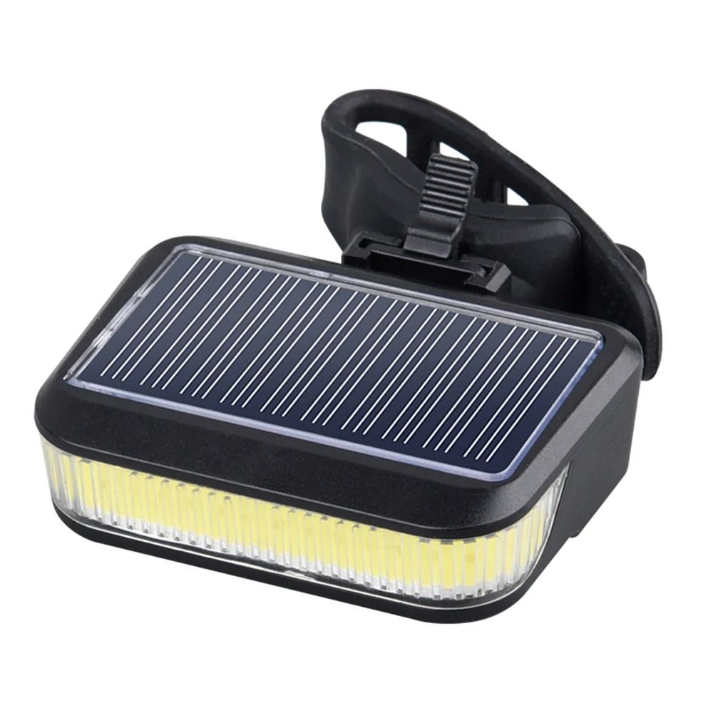 Solar Rechargeable Bicycle Taillight Rear Bike Safety Lamp