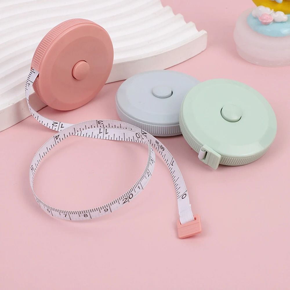 Small Soft Tape Measure with Automatic Retraction for Sewing and Clothes Measurement