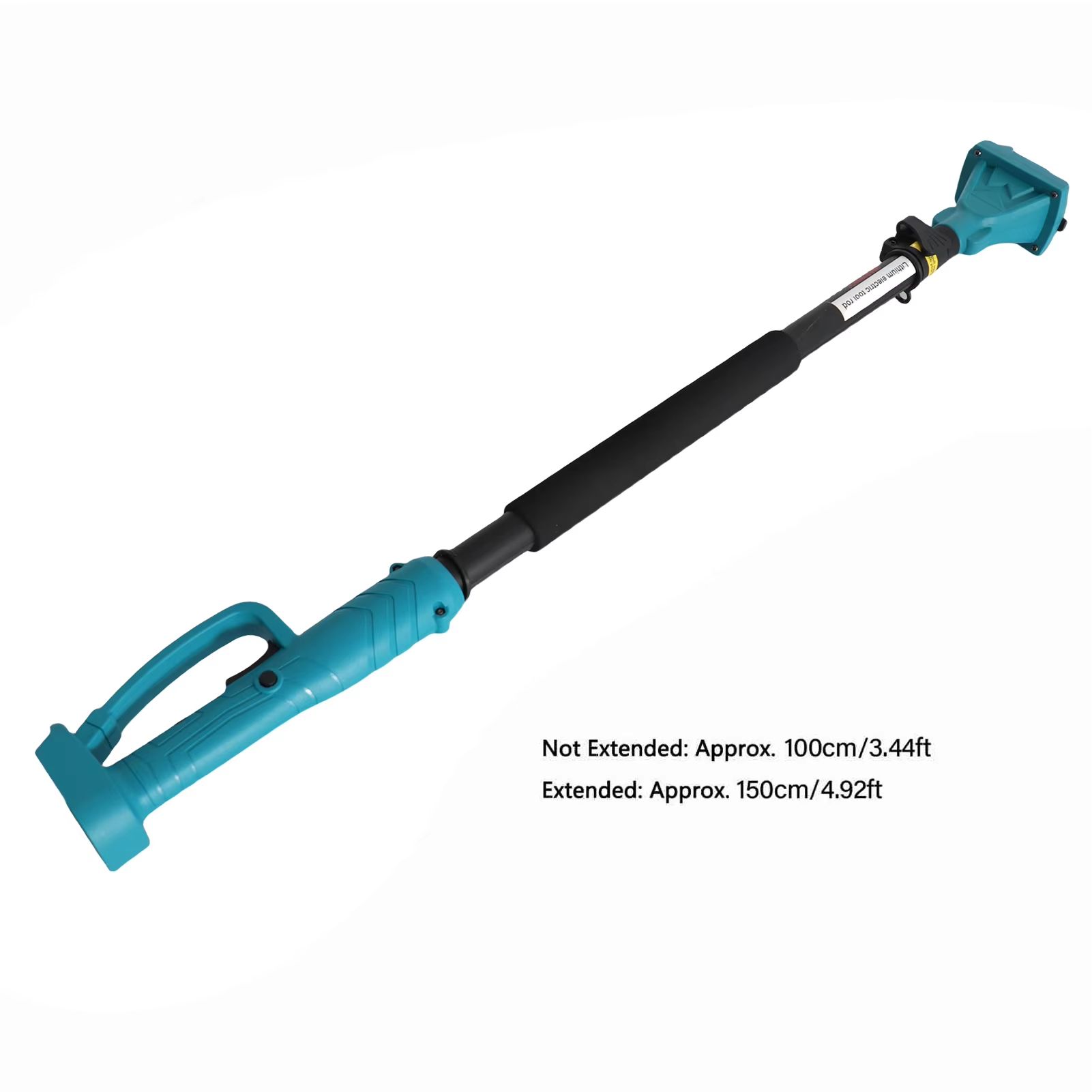 Telescopic Electric Tree Pruner Extension Pole with Rotating Head Adjustable 3.44ft to 4.92ft Garden Tool