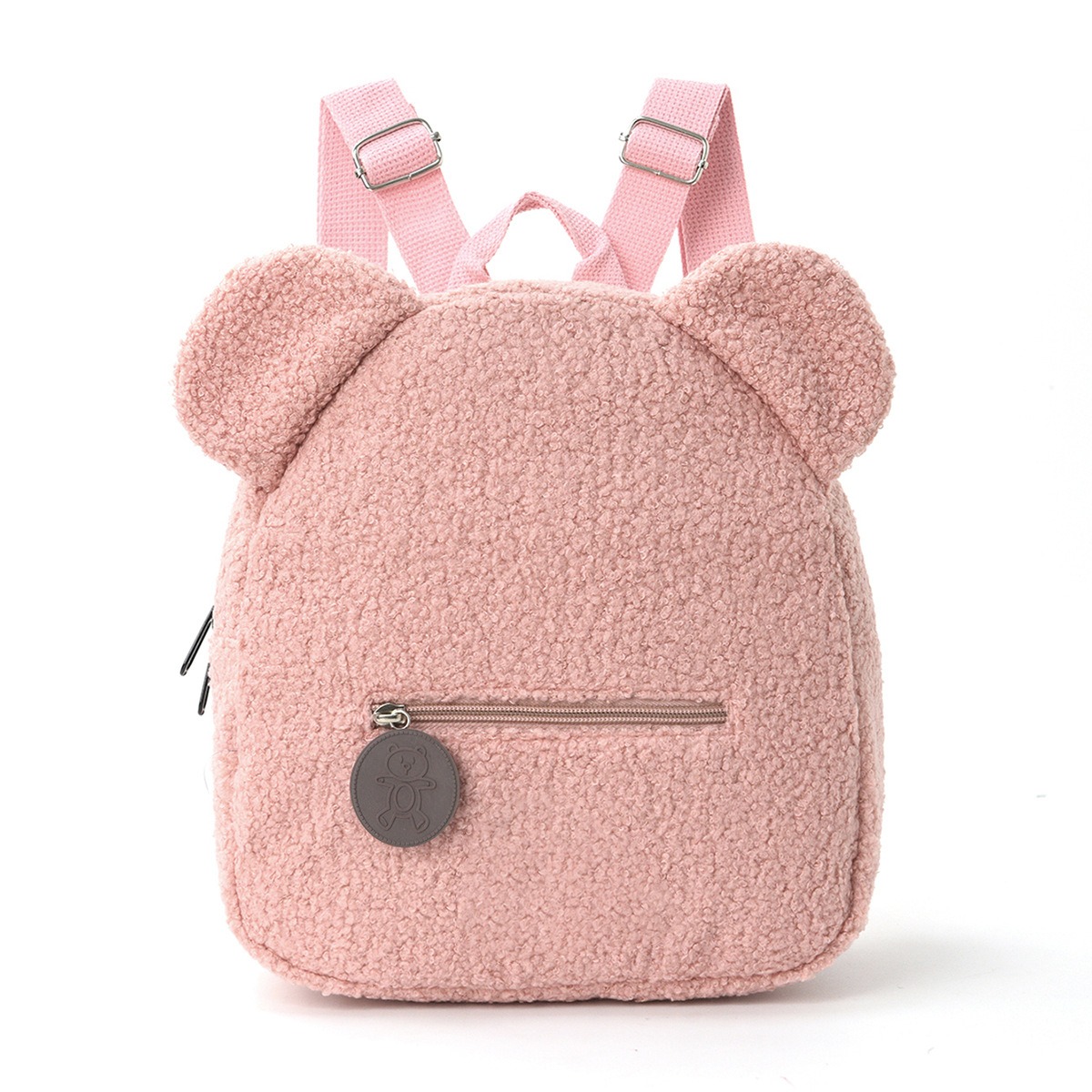 Cartoon Bear Ears Plush Backpack Fashionable Casual Kids Backpack