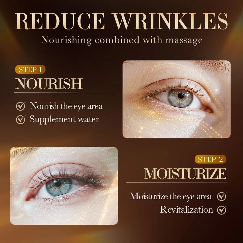 Snake Venom Caffeine Eye Serum with Roller Ball for Wrinkle and Puffiness Care