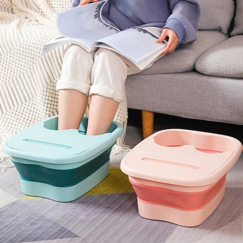 Foldable Foot Bath Bucket Foot Soaking Tub Portable Foot Spa for Home Relaxation