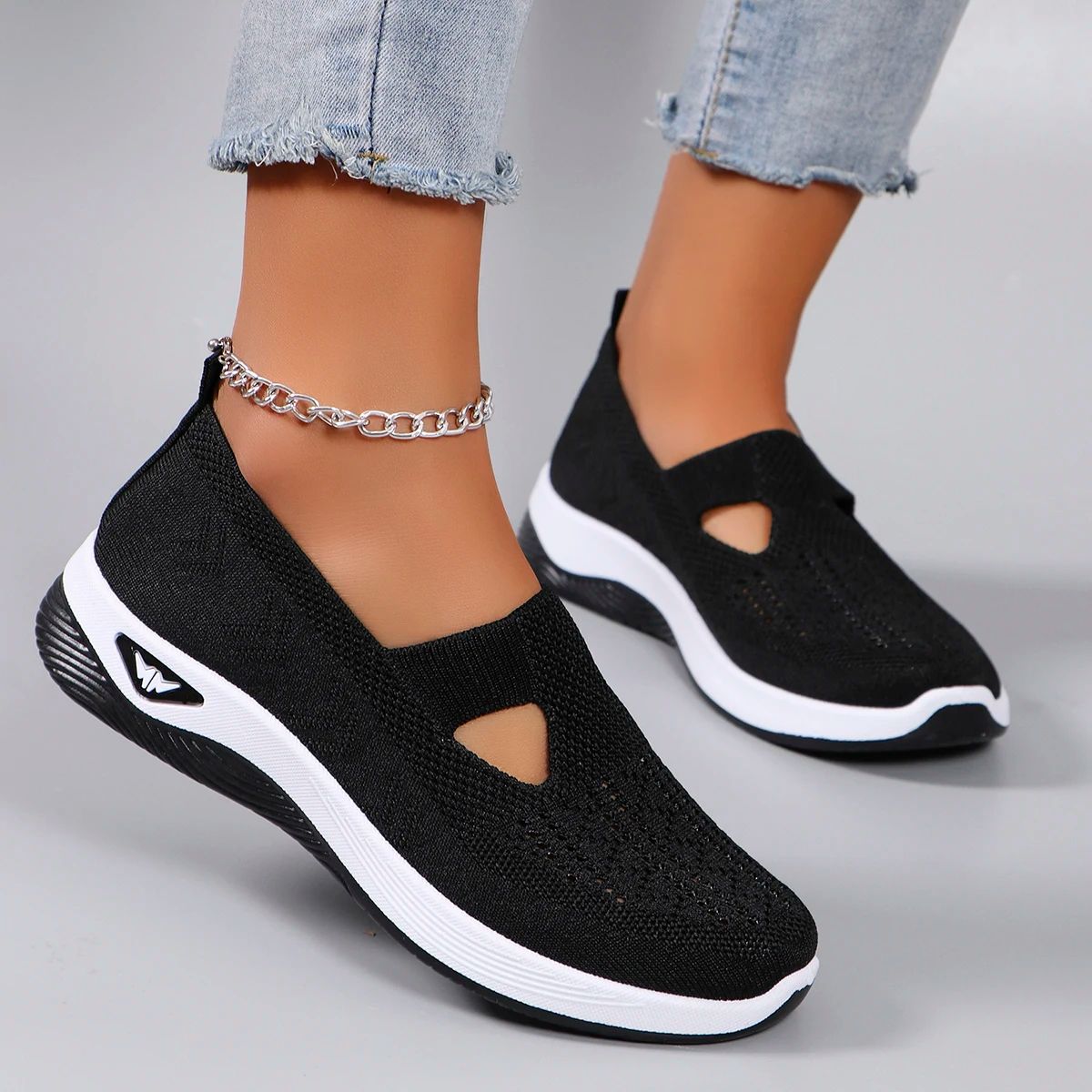 AirStep SpringLite Women Sneakers – Women Sports Shoes Lightweight Breathable Casual Flats