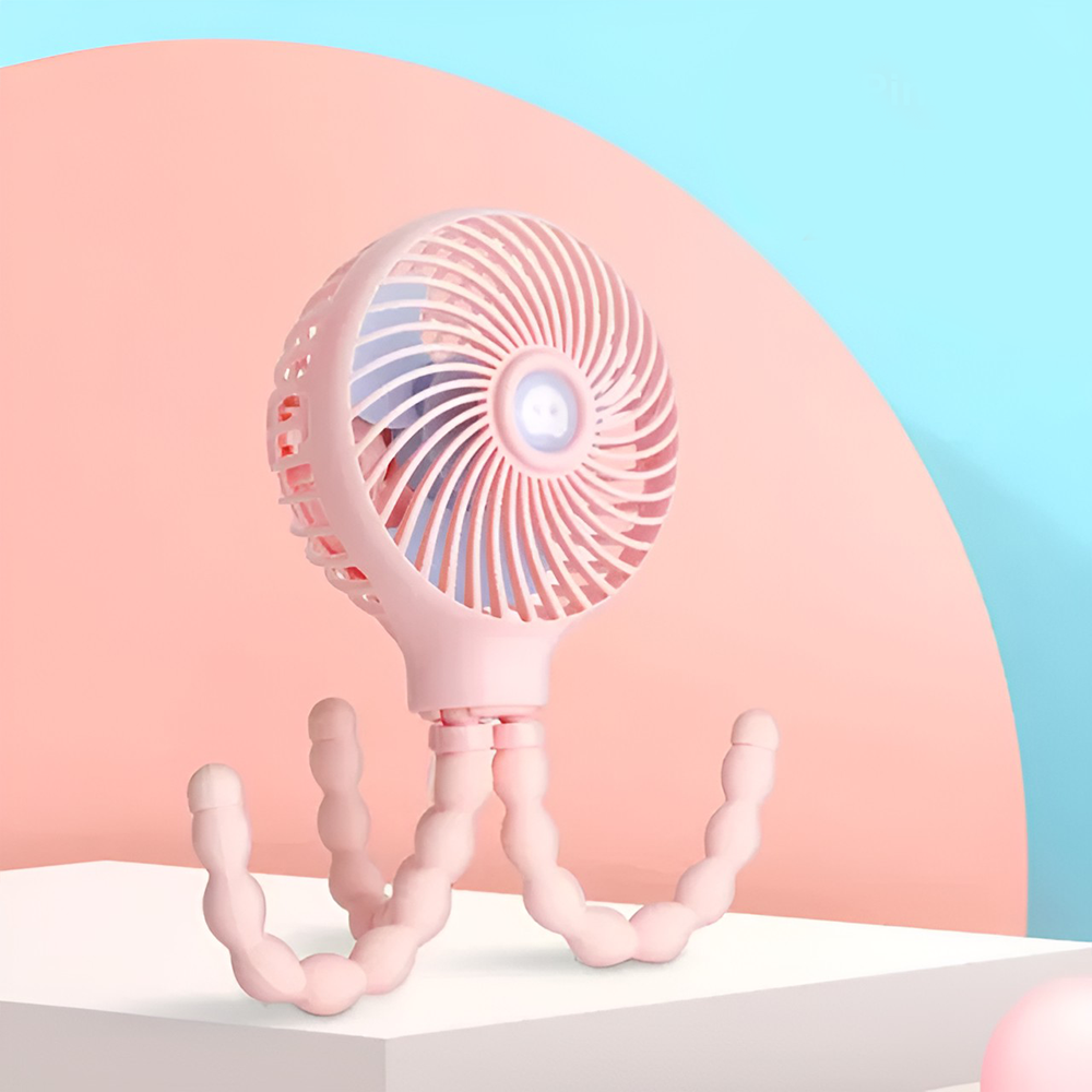 Twist & Mount Octopus Mini Fan