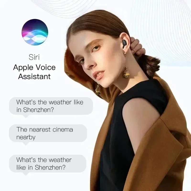 TWS E6S Wireless Bluetooth Earphones Noise Cancelling Headset with Mic