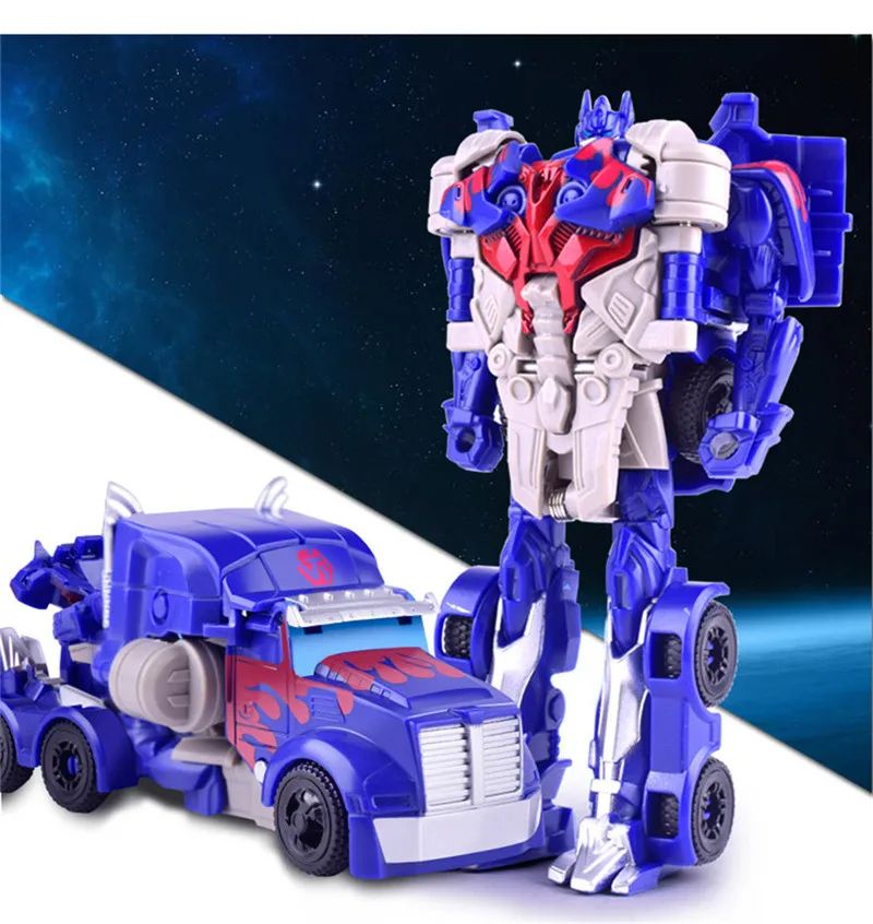 Mini Metamorphic Car Robot Toy for Kids, Educational Action Doll Transformation Vehicle, Children Birthday Gift