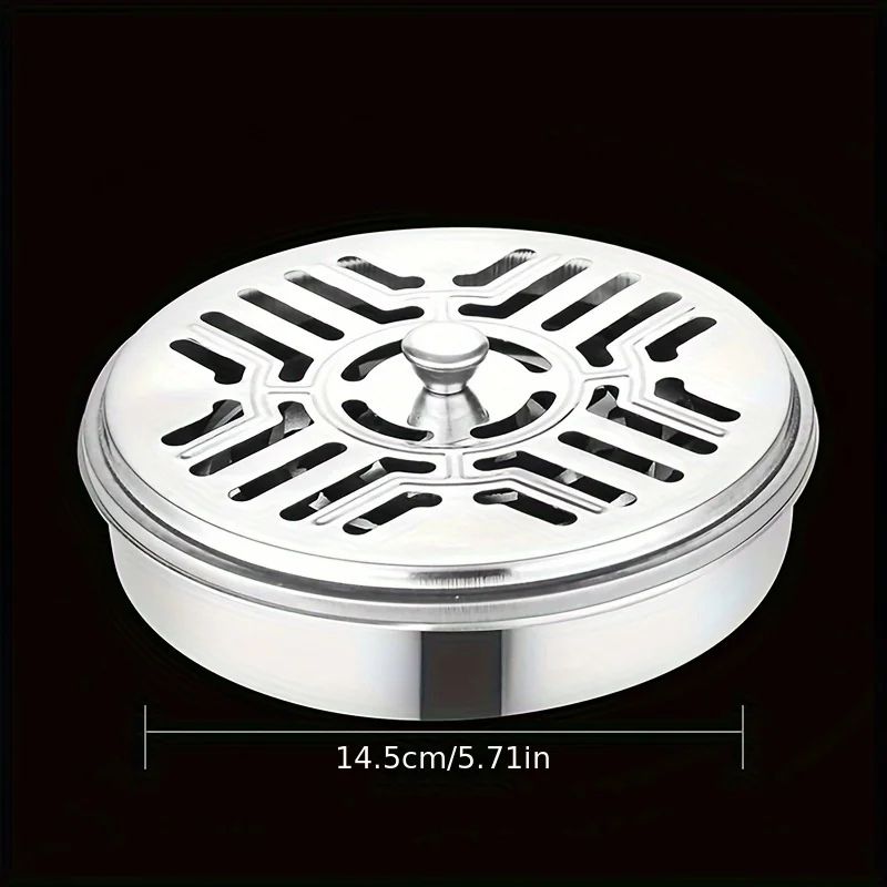 Mosquito Coil Holder with Lid Incense Tray Box