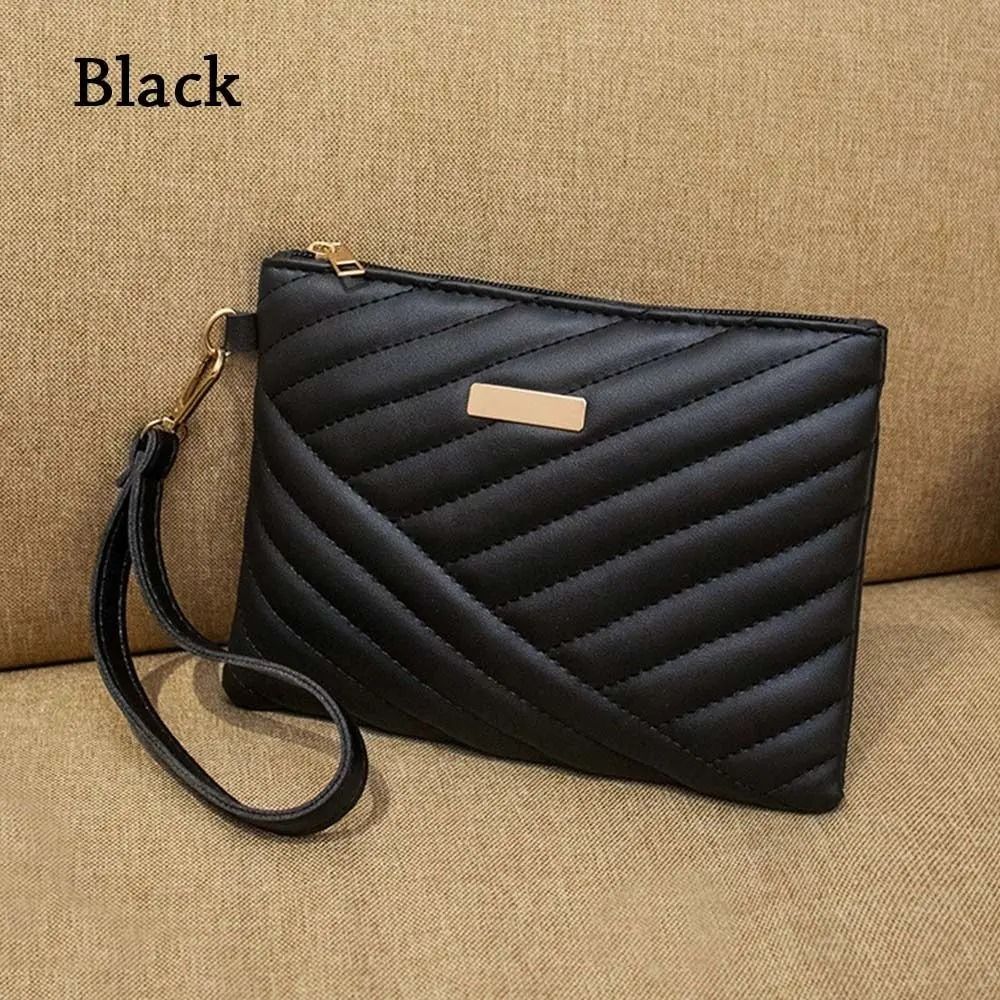 Stylish Women's Leather Envelope Wristlet