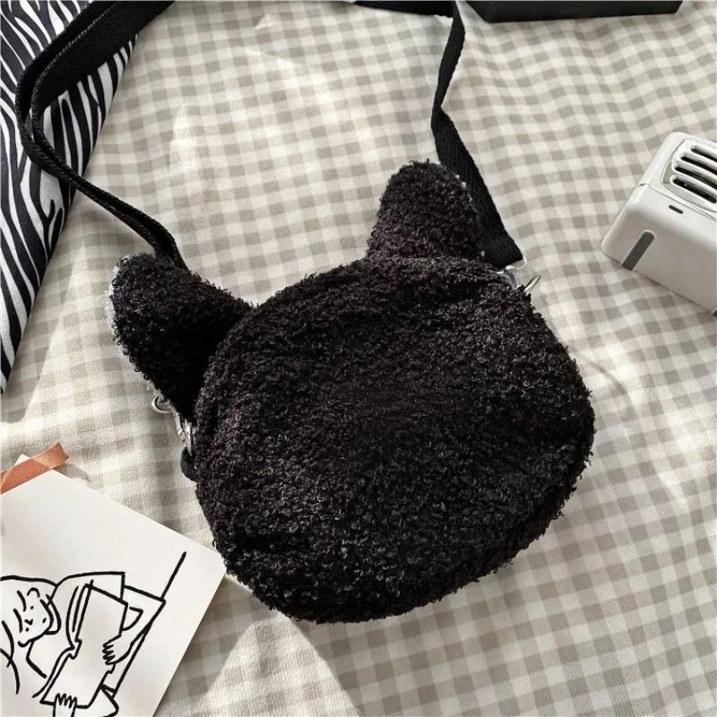 Japanese Style Kawaii Cartoon Plush Crossbody Bag