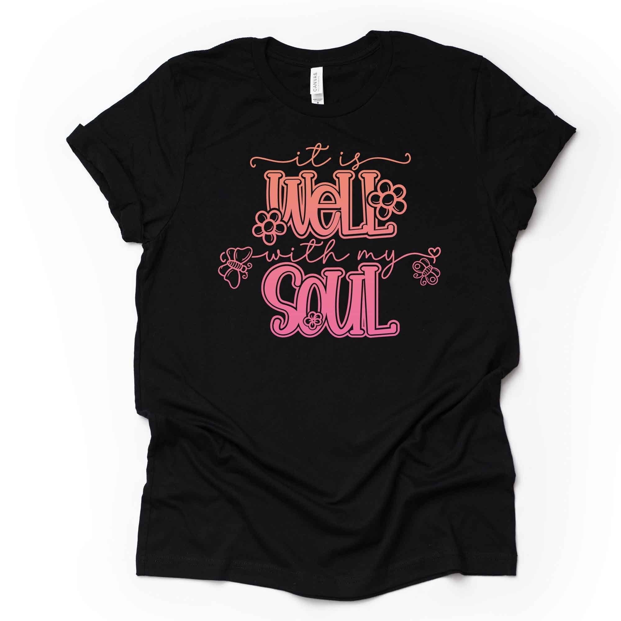 It Is Well With My Soul Christian Tee - Unisex Hymn Shirt