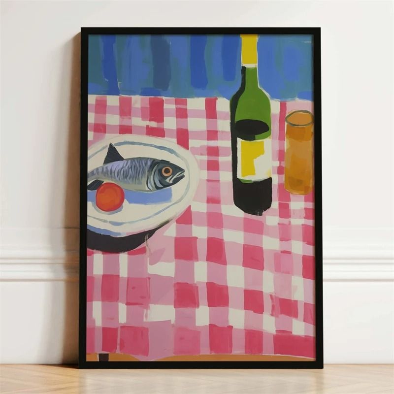 Gastronomic Narrative Canvas – High-Definition French Breakfast Architectural Art